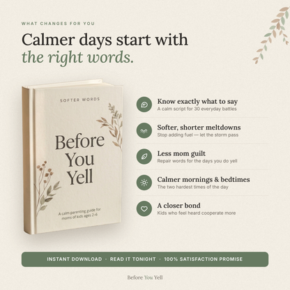 BeforeYouYell™ - Calm Guide for Moms of Kids