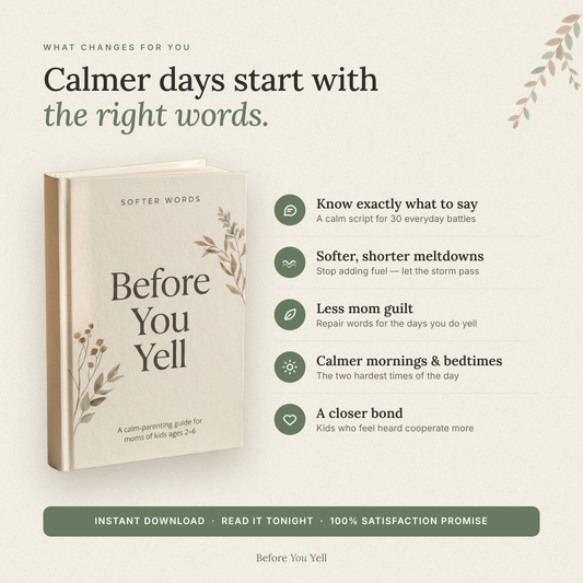BeforeYouYell™ - Calm Guide for Moms of Kids