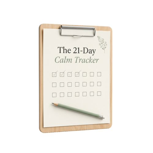 FREE Bonus: The 21-Day Calm Tracker