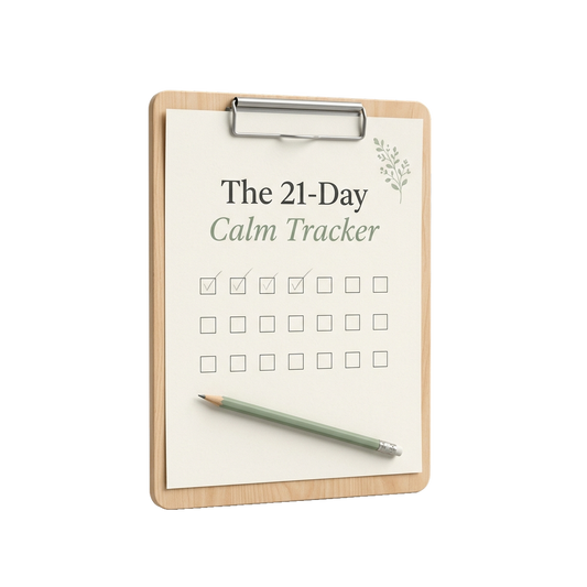 FREE Bonus: The 21-Day Calm Tracker
